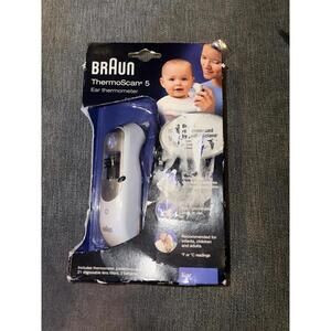 New Braun ThermoScan 5 Baby Infants Adults Digital Ear Thermometer